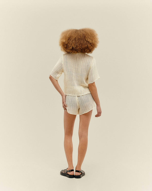 KNIT EMMA SHIRT OFF-WHITE