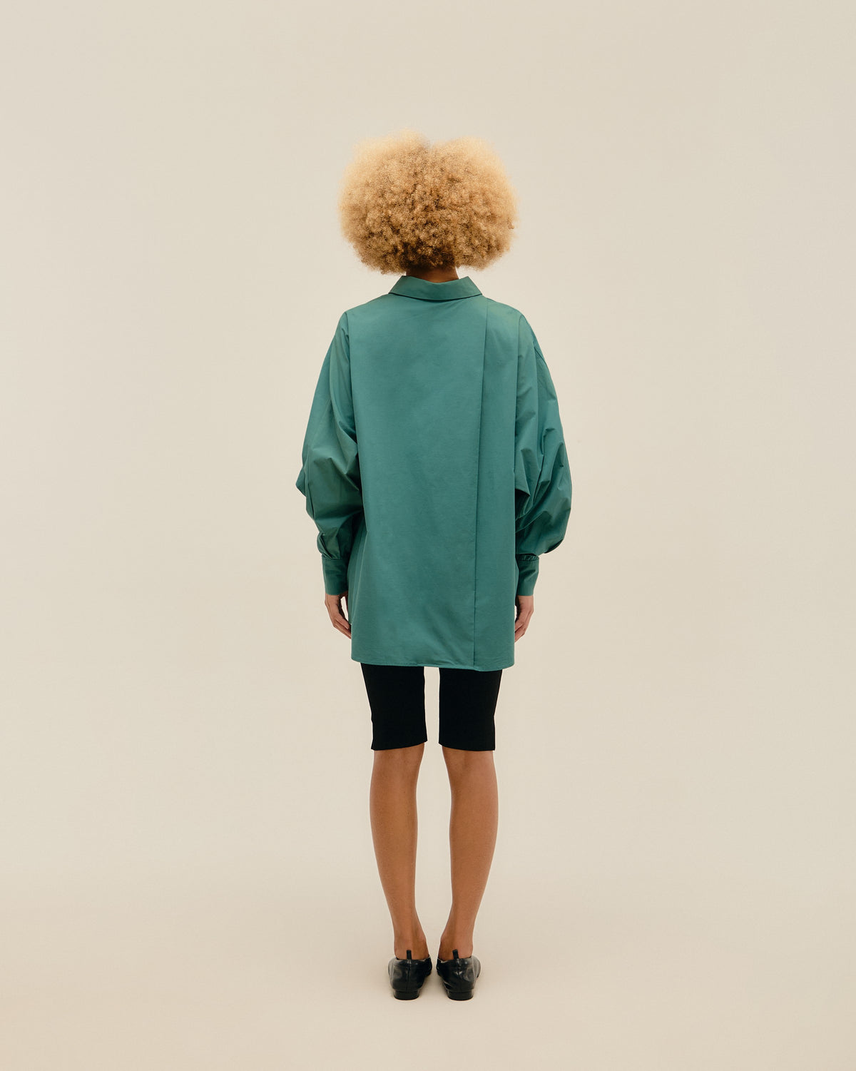 CAMISA OVERSIZED SEAWEED GREEN