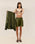CAMISA OVERSIZED NYLON OLIVE GREEN