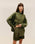 CAMISA OVERSIZED NYLON OLIVE GREEN