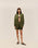 CAMISA OVERSIZED NYLON OLIVE GREEN