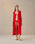 HELENA DRESS RED SHIFT