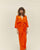 ROBE KNOT MIE ORANGE