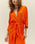 ROBE KNOT MIE ORANGE