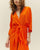 ROBE KNOT MIE ORANGE