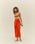 ROBE KNOT MIE ORANGE