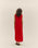SLIT MID-LENGTH DRESS IN RED