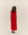 SLIT MID-LENGTH DRESS IN RED