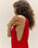SLIT MID-LENGTH DRESS IN RED