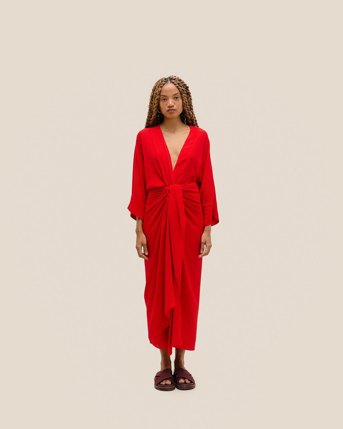 ABITO KNOT ROSSO