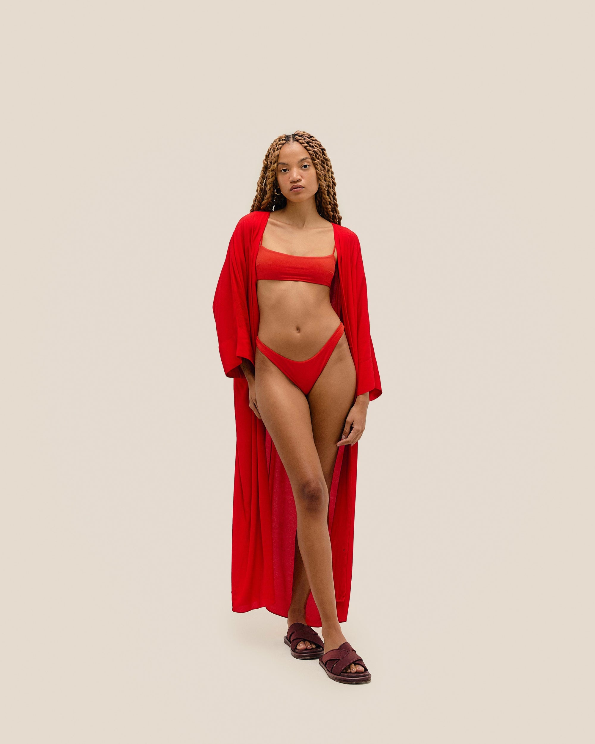 ABITO KNOT ROSSO