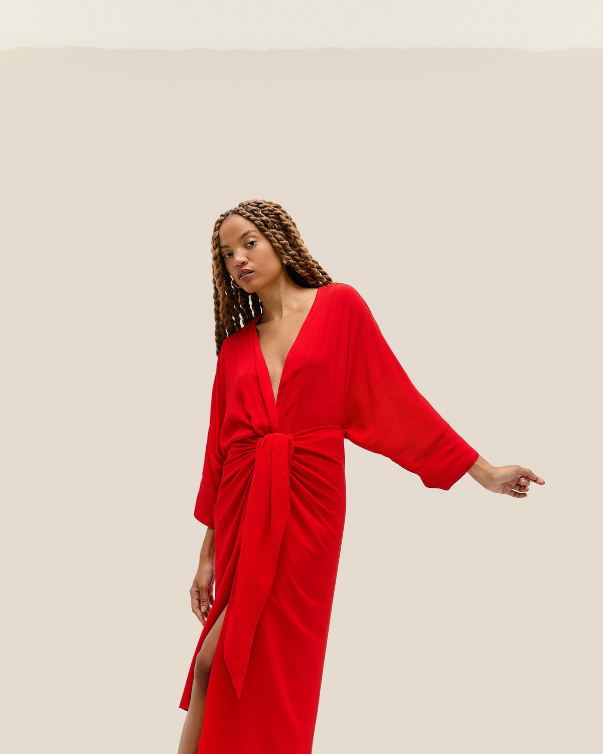 ABITO KNOT ROSSO