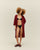 KNOT DRESS MARSALA
