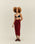 KNOT DRESS MARSALA