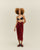 KNOT DRESS MARSALA