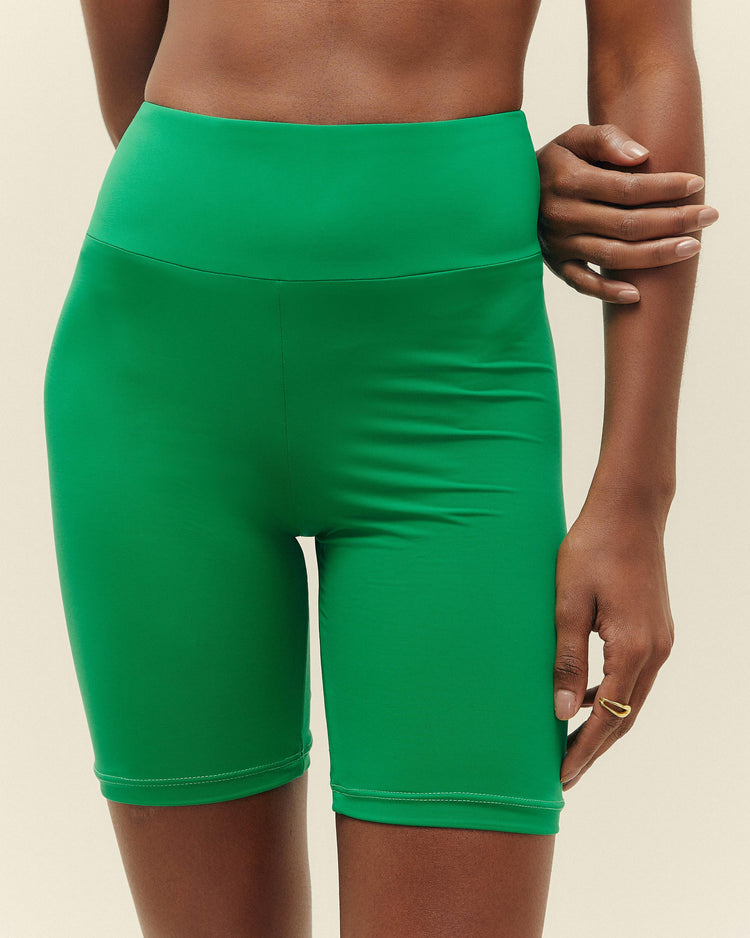 SHORTS DE CYCLISME VERT NUMÉRIQUE