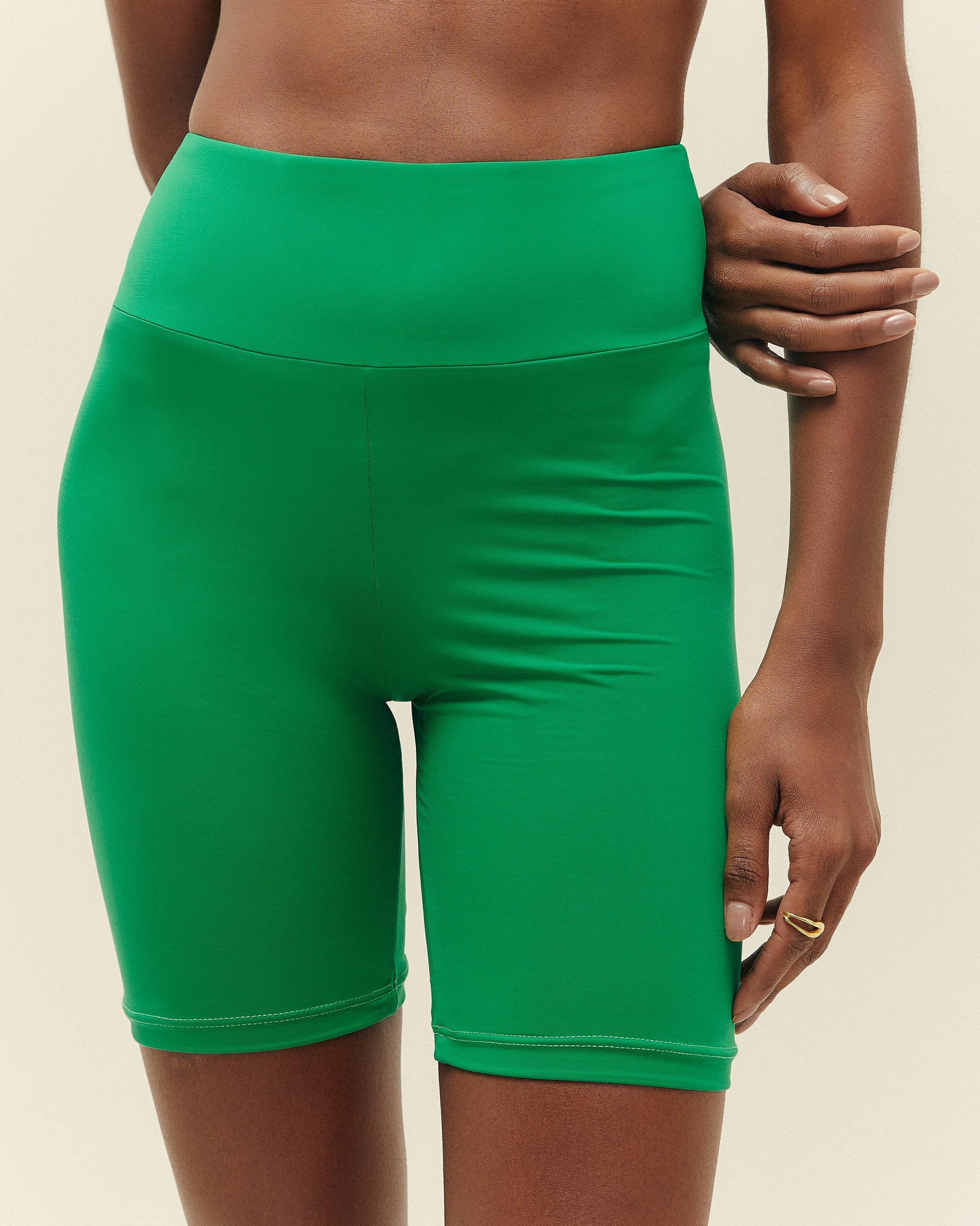 SHORTS DE CYCLISME VERT NUMÉRIQUE