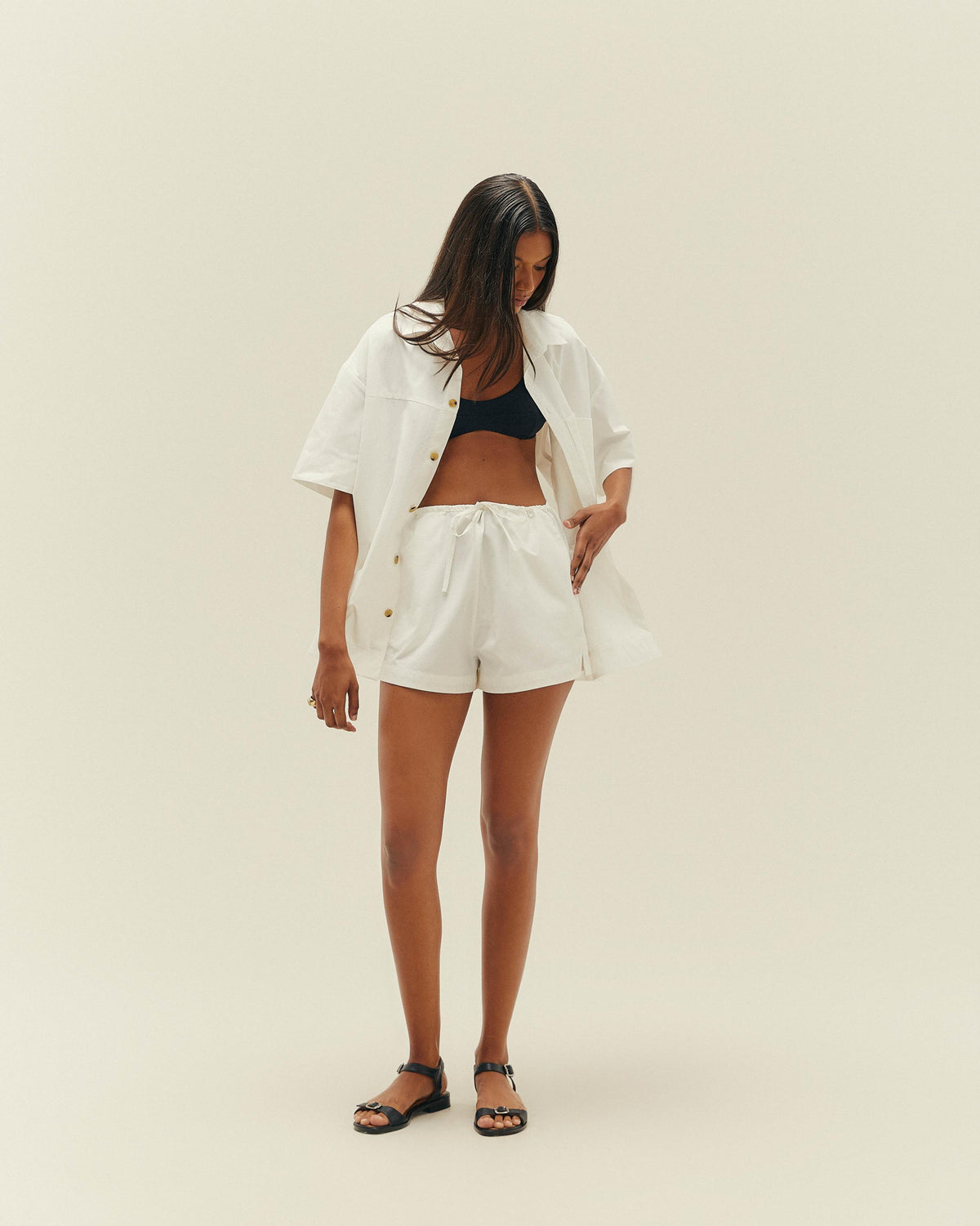 LIGIA SHORTS OFF-WHITE