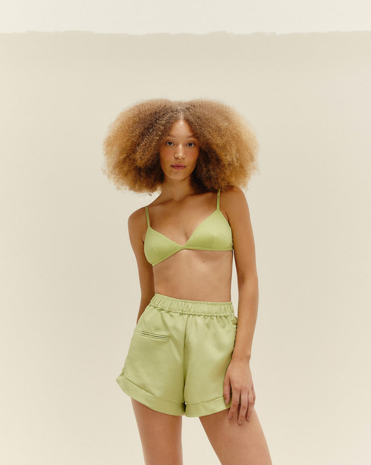 ISABEL SHORT PALM GREEN