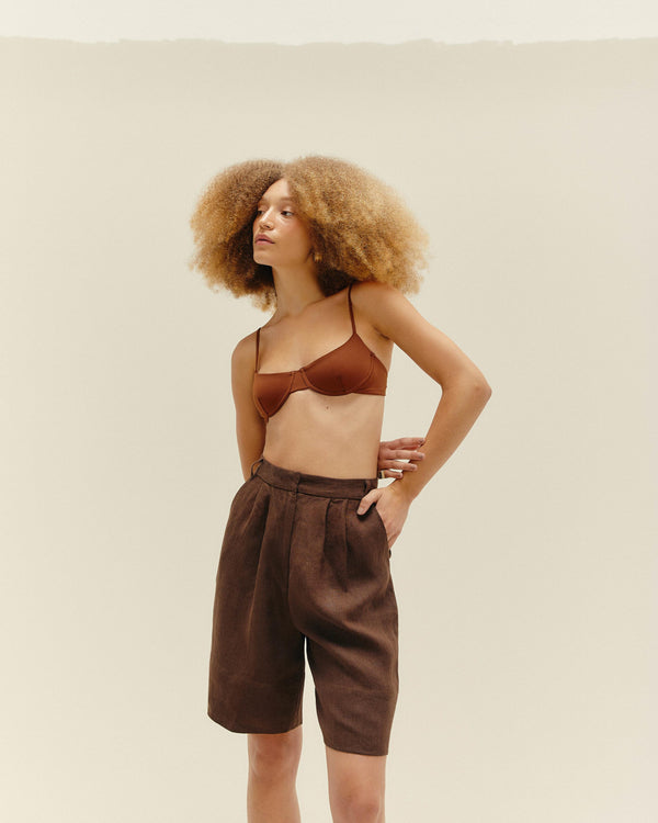 LARA SHORTS BRAUNA BROWN