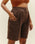SHORT LARA BRAUNA BROWN