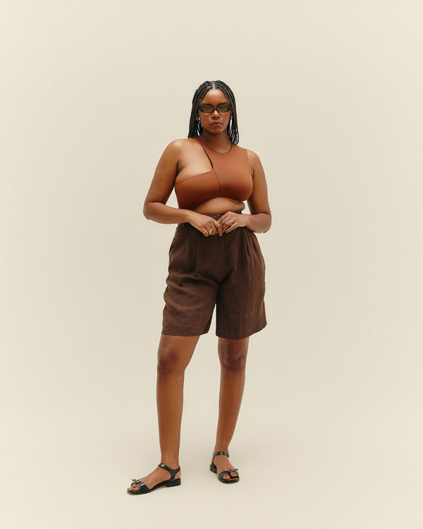 LARA SHORTS BRAUNA BROWN