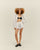 SHORT ASA DELTA LINHO OFF-WHITE