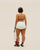 MARTA KNIT SHORTS WITH WHITE SPORT STRIPES