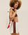 MARTA KNIT SHORTS WITH WHITE SPORT STRIPES