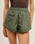 SHORT ISABEL. OLIVE GREEN