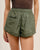 SHORT ISABEL. OLIVE GREEN