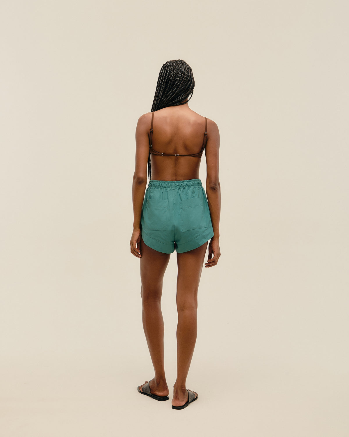 SHORT ASA DELTA SEAWEED GREEN