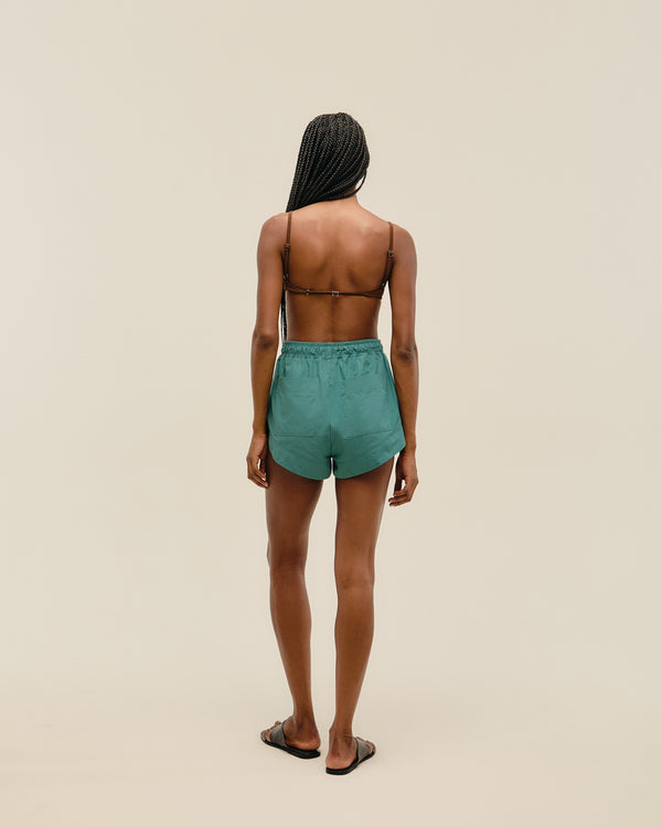 SHORT ASA DELTA SEAWEED GREEN