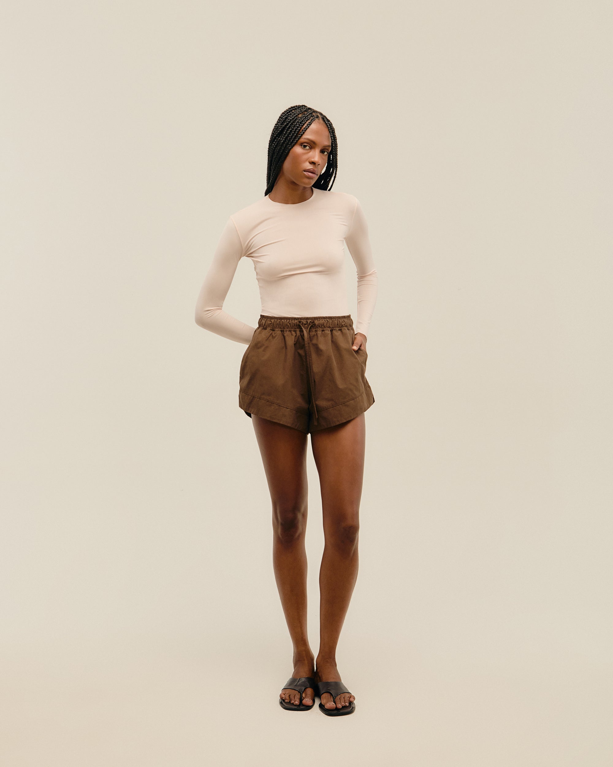 ASA SHORT BRAUNA BROWN