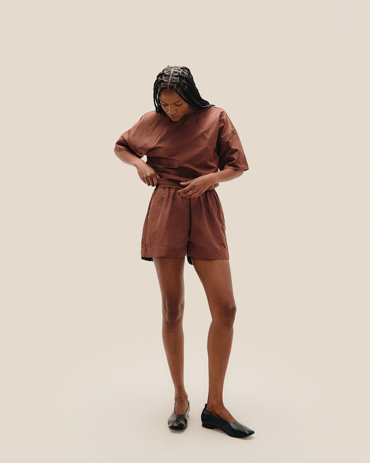 SHORTS LIVIA MARRON CLAIR