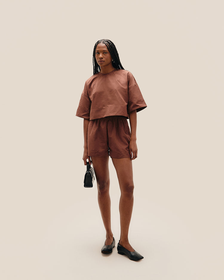 SHORTS LIVIA MARRON CLAIR