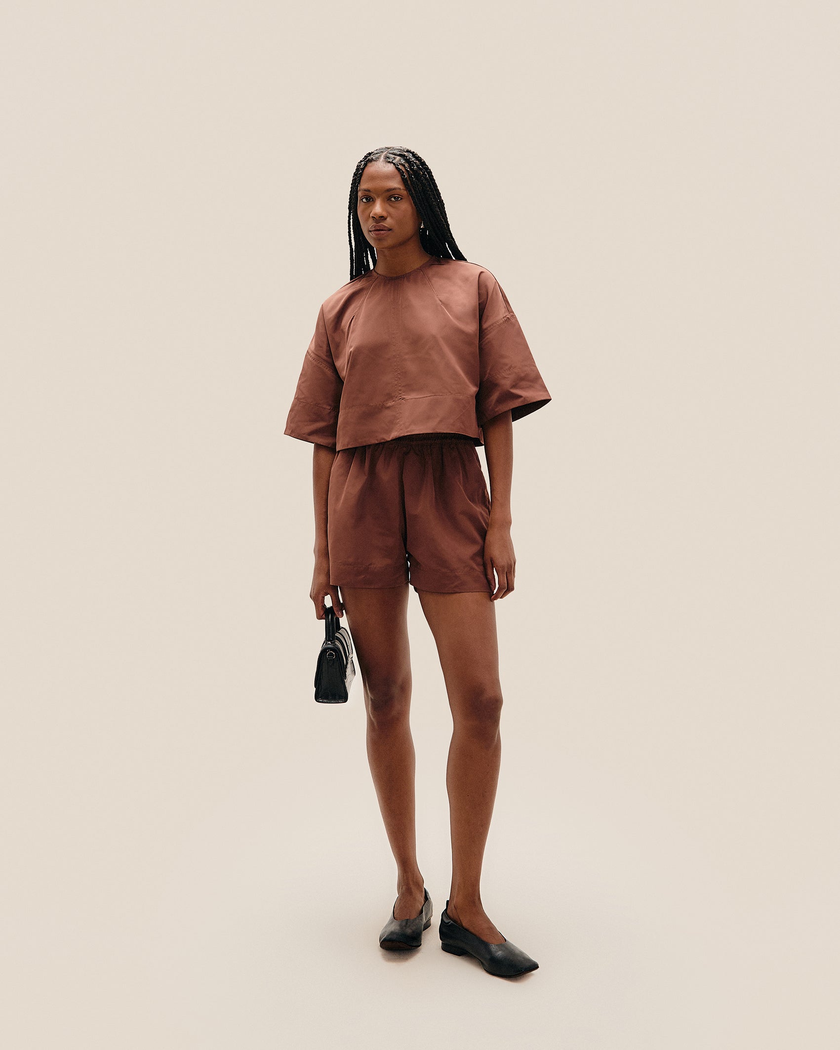 SHORTS LIVIA MARRON CLAIR