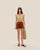 COUCOU KNIT SHORTS MID BROWN