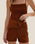 COUCOU KNIT SHORTS MID BROWN