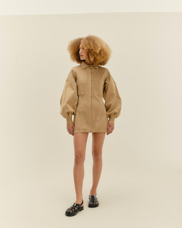 CASACO THEODORA TRICOT STRAW BEIGE