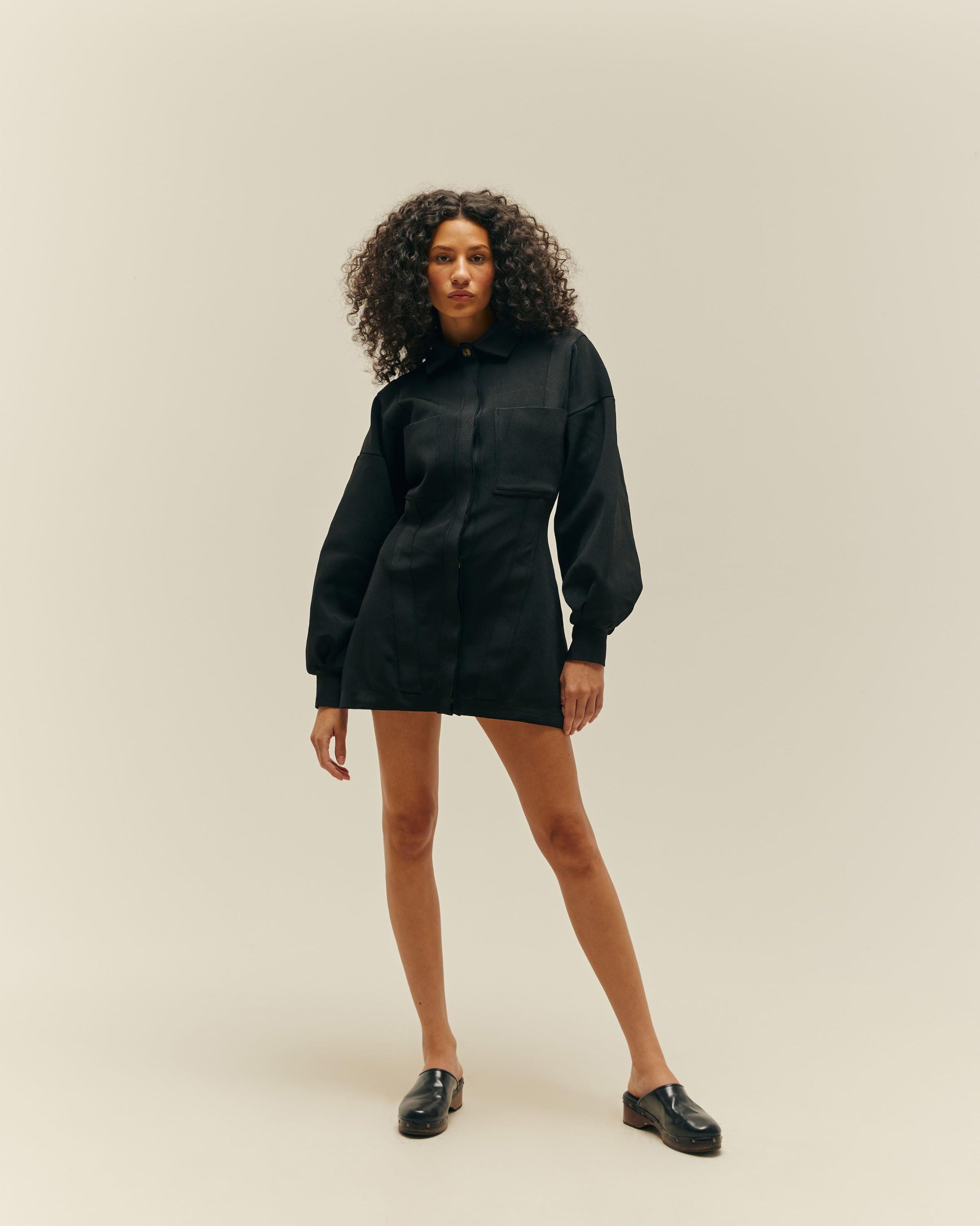 CASACO THEODORA TRICOT BLACK