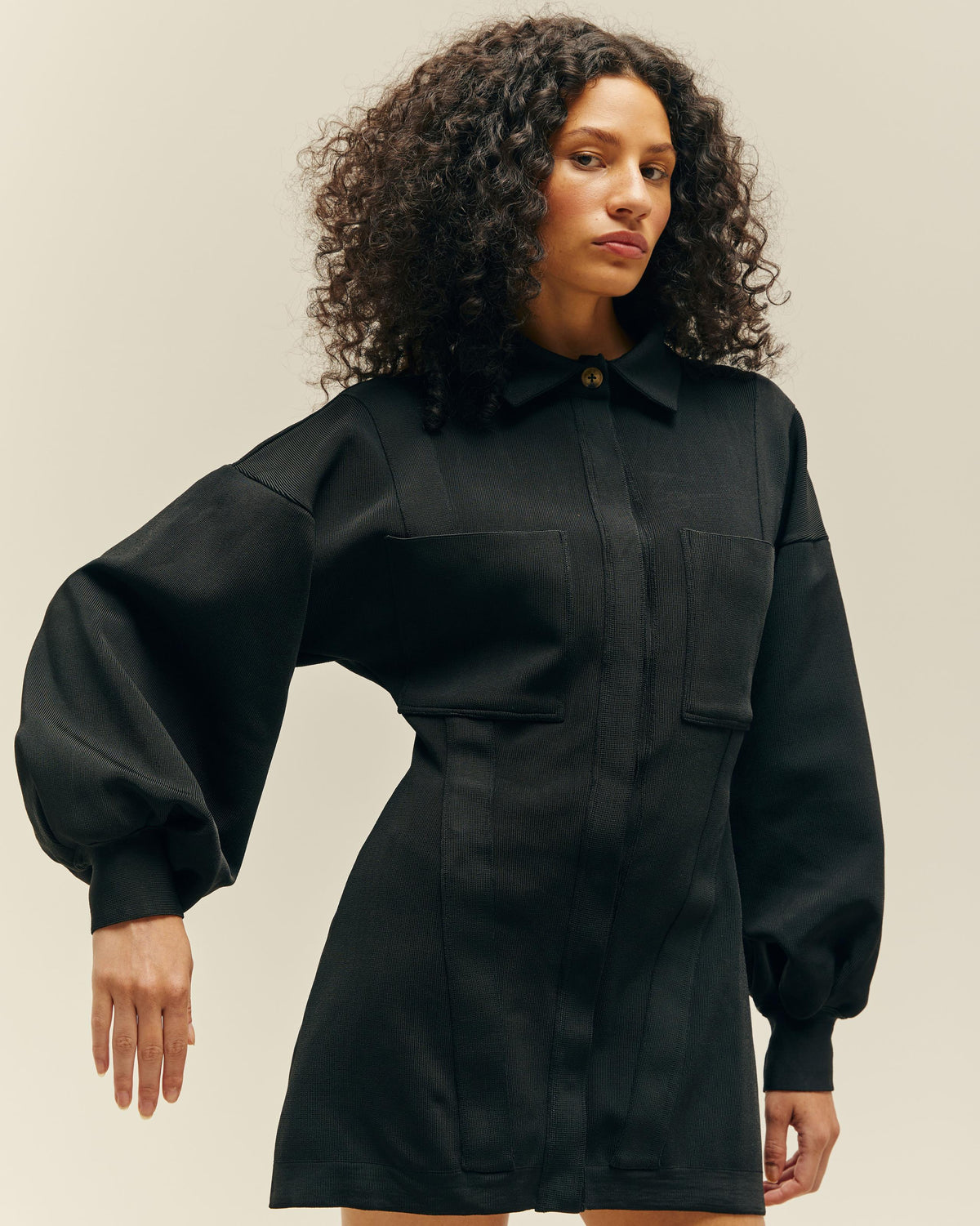 CASACO THEODORA TRICOT BLACK