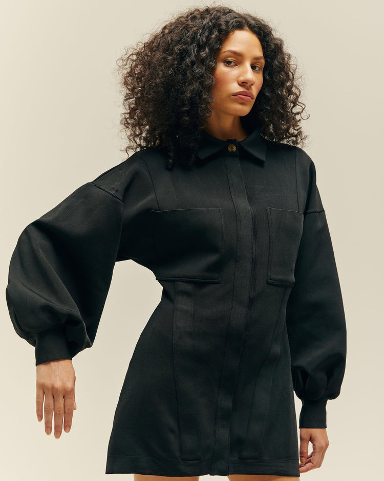 CASACO THEODORA TRICOT BLACK