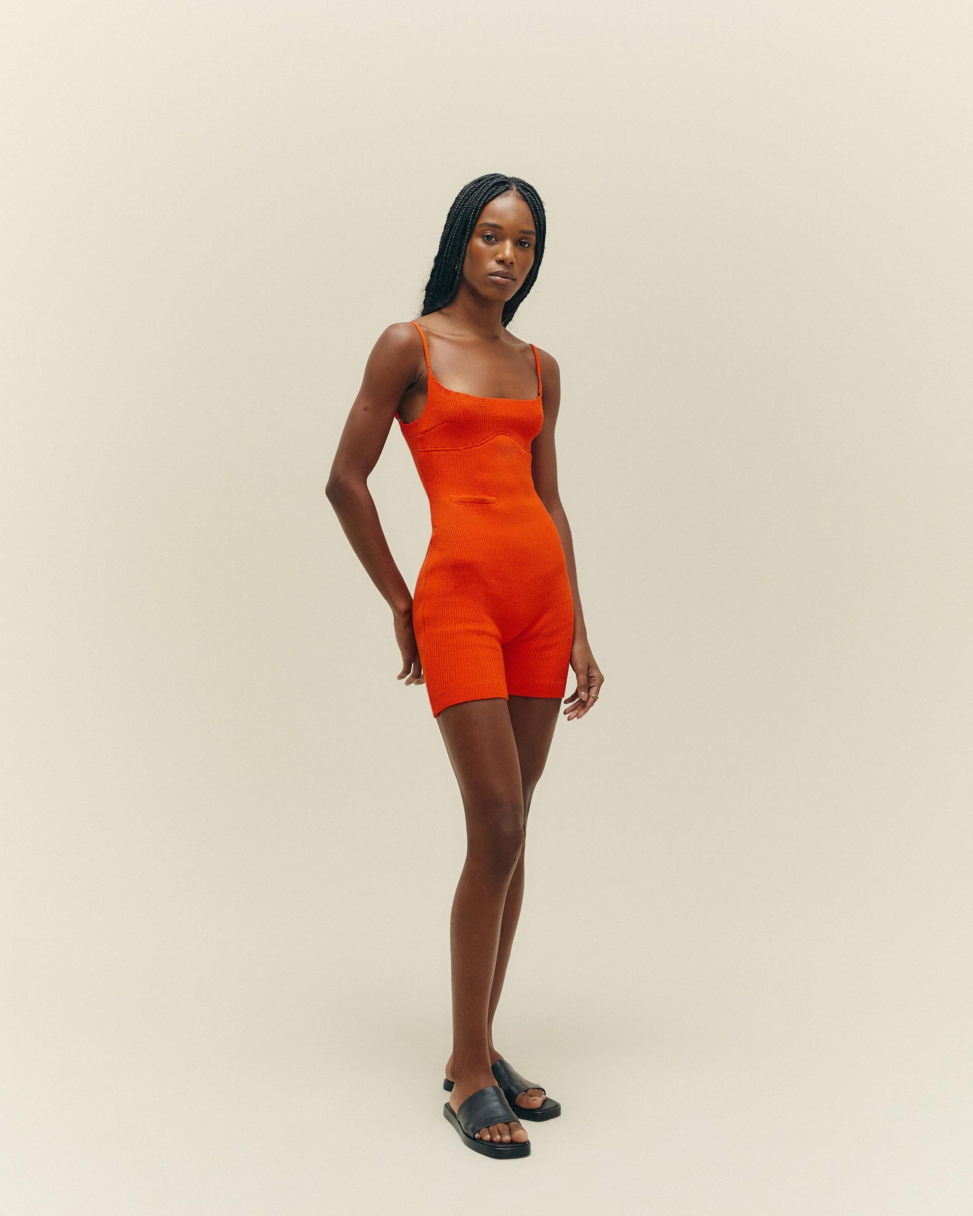 TUTA IN MAGLIA LIZ MIE ARANCIONE