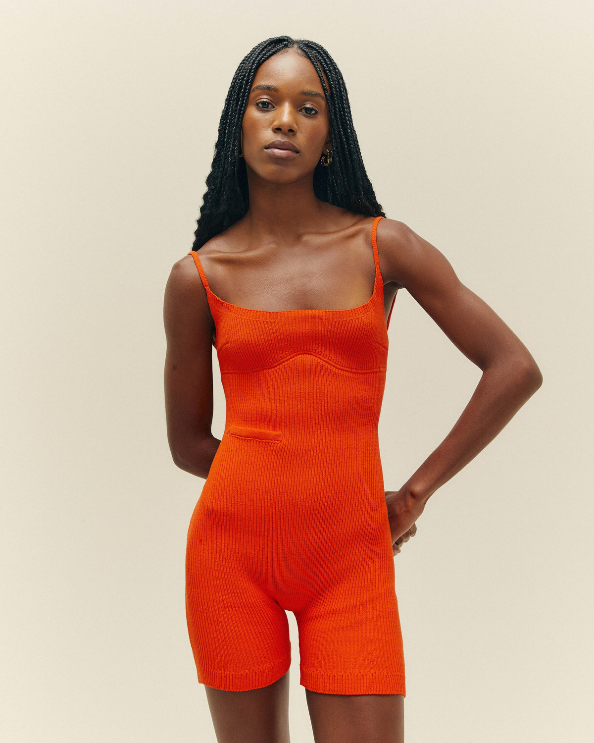 TUTA IN MAGLIA LIZ MIE ARANCIONE