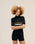 KNIT CARLA JUMPSUIT BLACK STRIPES