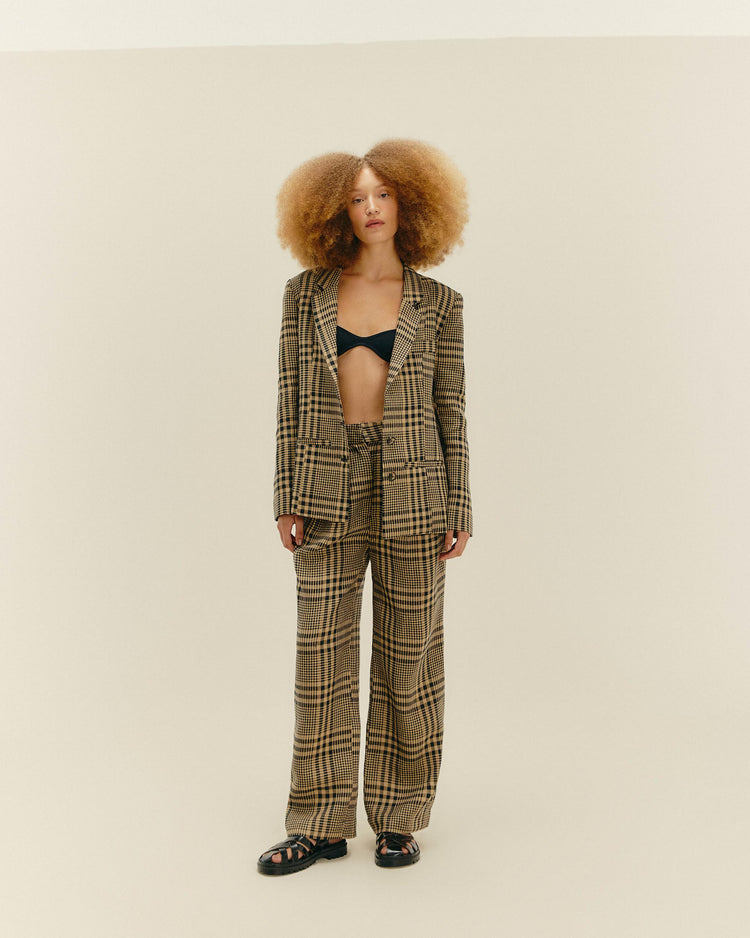 BLAZER MARCELLA LINHO ESTAMPADO