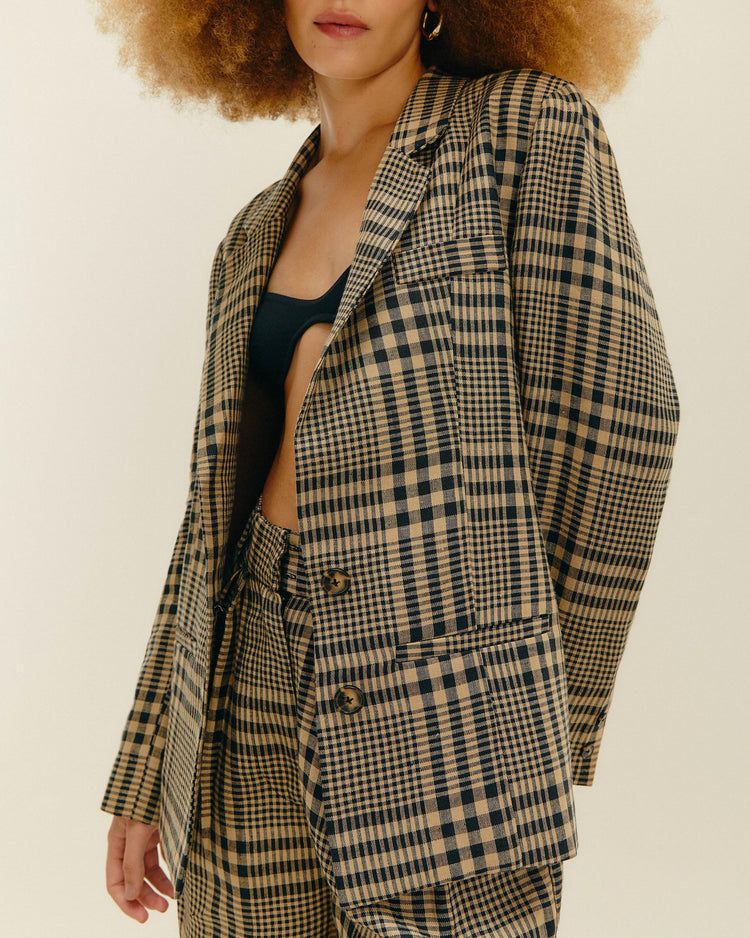 BLAZER MARCELLA LINHO ESTAMPADO