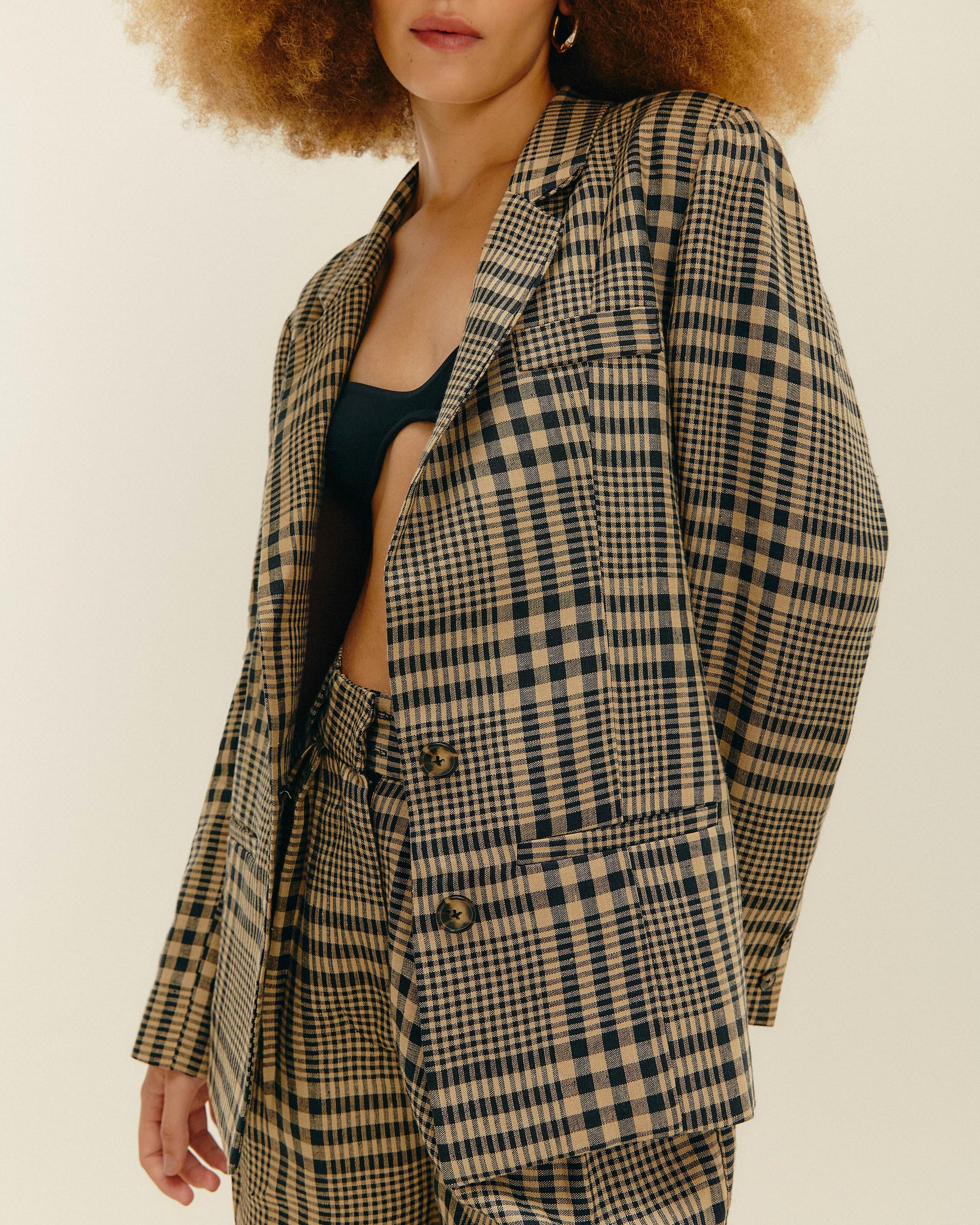 BLAZER MARCELLA LINHO ESTAMPADO