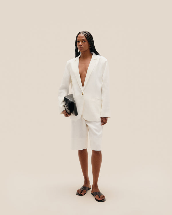 CAROL BLAZER OFF-WHITE
